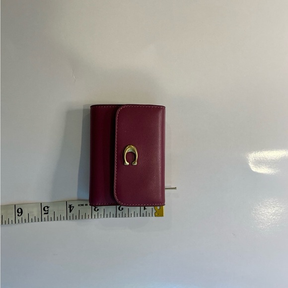Coach Small Leather Snap Wallet with Zip Coin Pocket - Picture 2 of 5